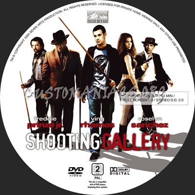 Shooting Gallery dvd label