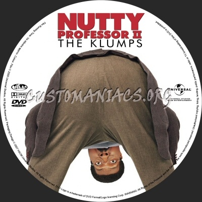 The Nutty Professor 2 dvd label