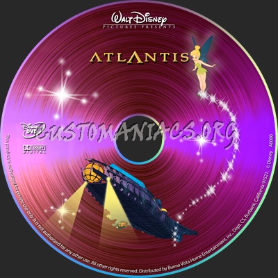 Atlantis dvd label