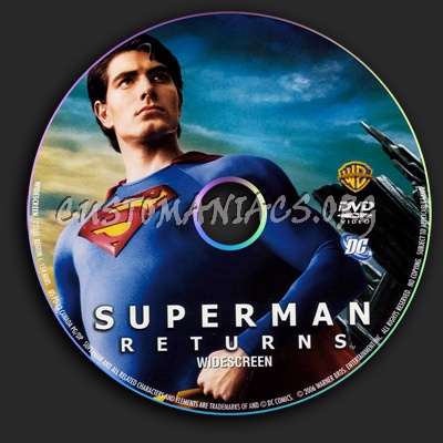 Superman Returns dvd label