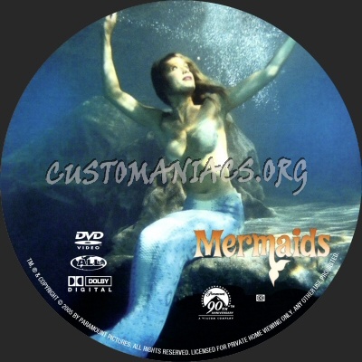 Mermaids dvd label