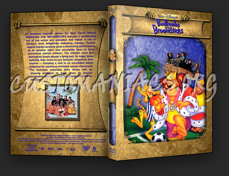 bedknobs broomsticks dvd cover