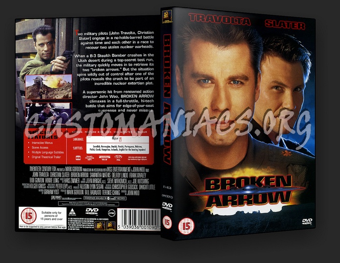 Broken Arrow dvd cover
