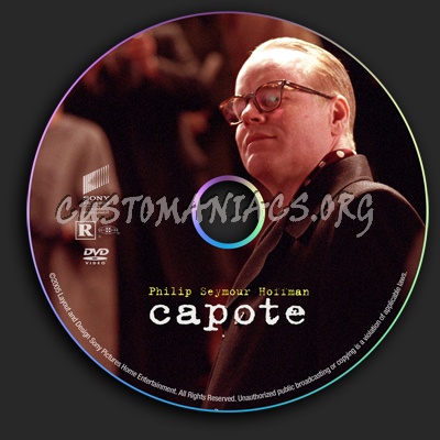 Capote dvd label