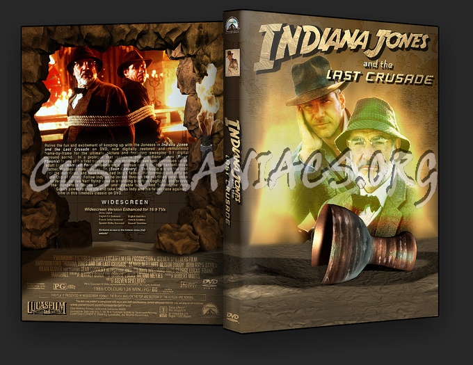 Indiana Jones and the Last Crusade dvd cover