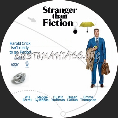 Stranger Than Fiction dvd label