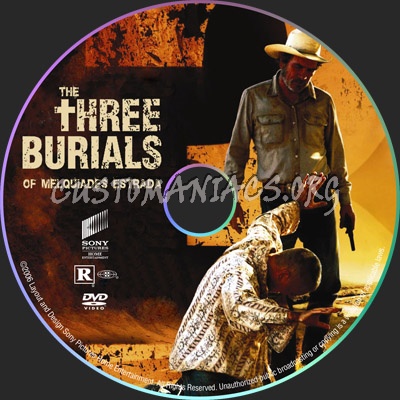 Three Burials dvd label