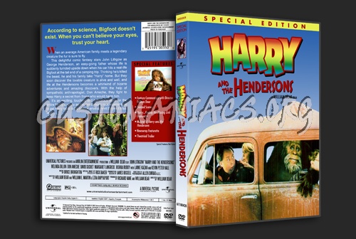 Harry And The Hendersons dvd cover