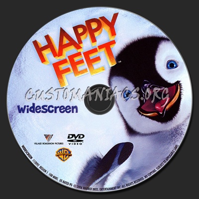 HappyFeet dvd label