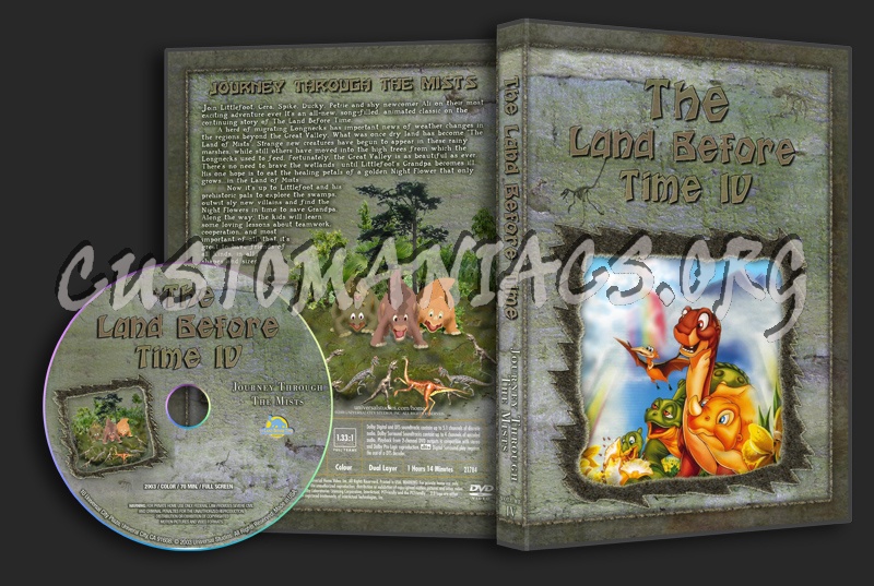 land before time volume 4   Journey Through The Mists dvd cover