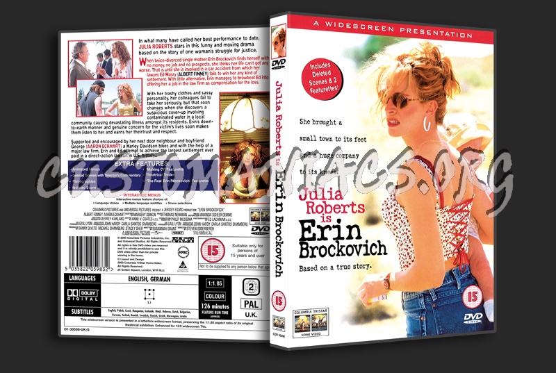 Erin Brockovich dvd cover