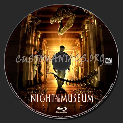 Night At The Museum dvd label