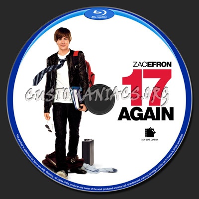 17 Again blu-ray label