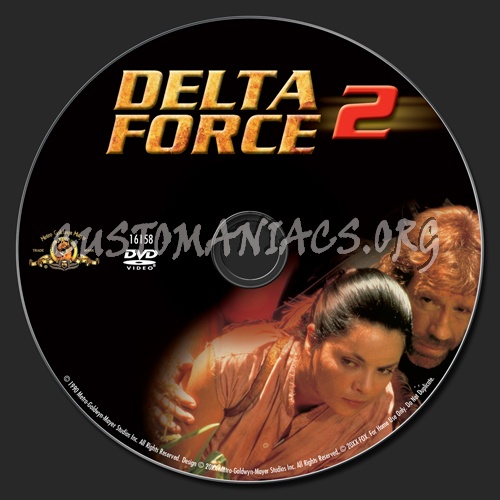 Delta Force 2 dvd label