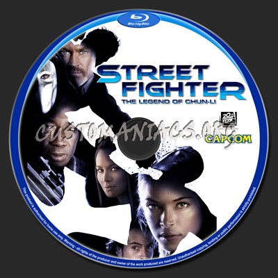 Street Fighter The Legend Of Chun-Li blu-ray label