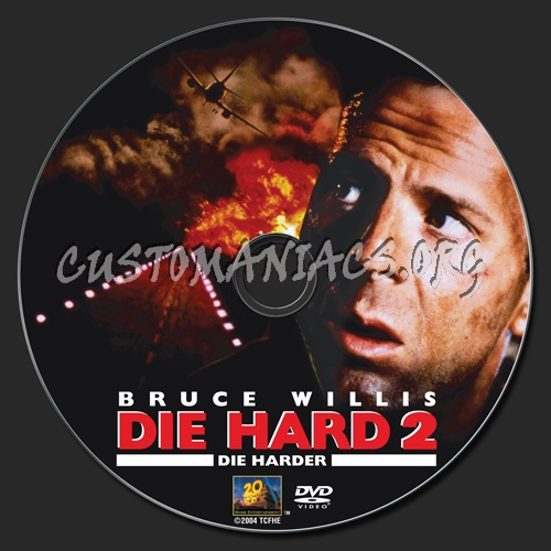 Die Hard 2 dvd label