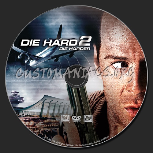 Die Hard 2 dvd label