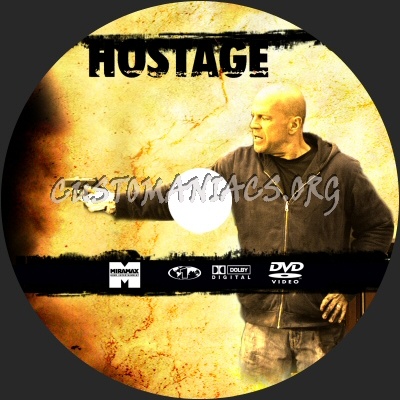 Hostage dvd label