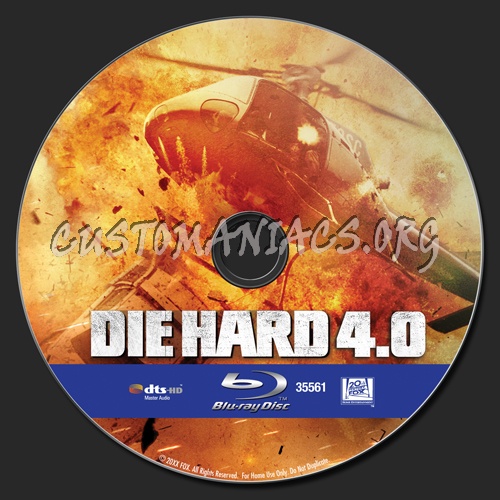 Die Hard 4 blu-ray label