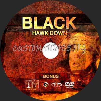 Black Hawk Down dvd label