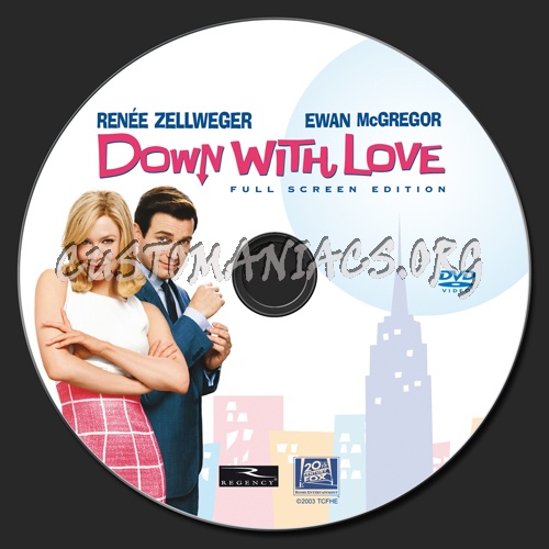 Down With Love dvd label