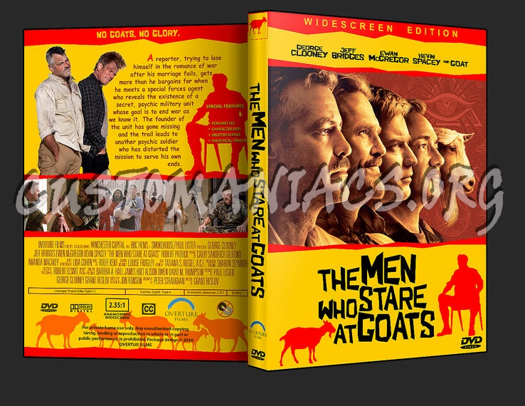 The Men Who Stare At Goats dvd cover