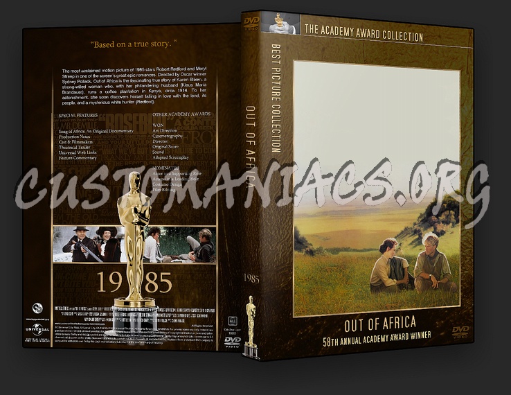 Out of Africa - Academy Awards Collection dvd cover