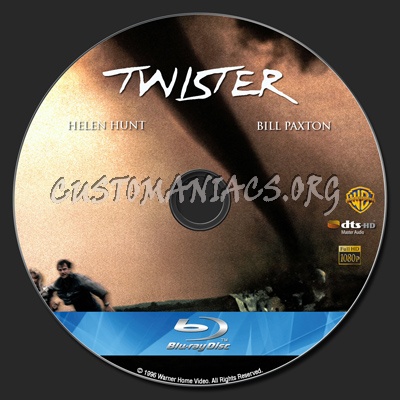 Twister (1996) blu-ray label