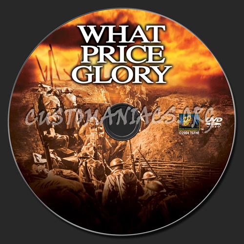 What Price Glory dvd label