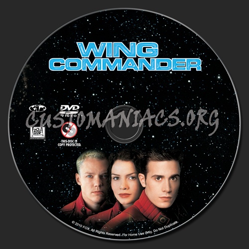 Wing Commander dvd label