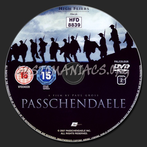 Passchendaele dvd label