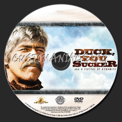 Duck, You Sucker dvd label