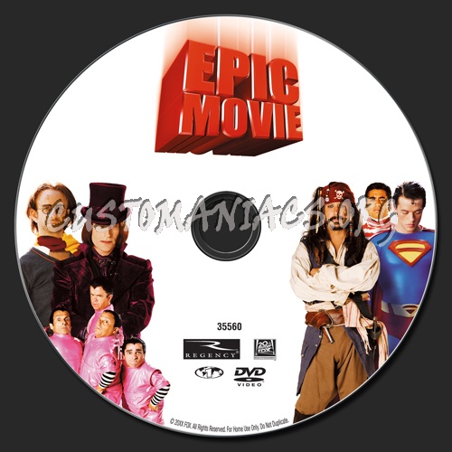 Epic Movie dvd label