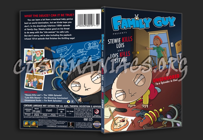 Family Guy presents Stewie Kills Lois and Lois kills Stewie DVD