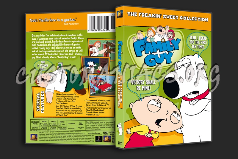 Family Guy The Freakin' Sweet Collection dvd cover