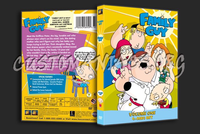 Family Guy Volume 1 dvd cover