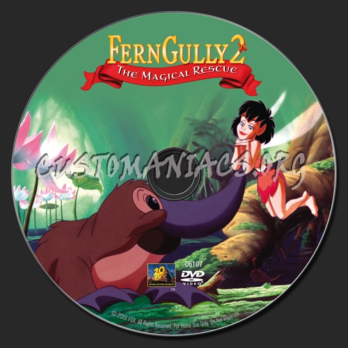 Fern Gully 2 dvd label