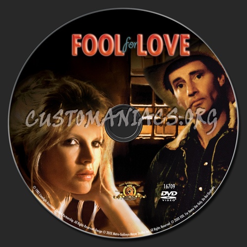 Fool for Love dvd label