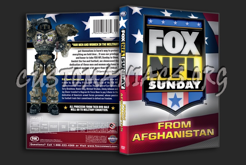 Fox NFL Sunday from Afghanistan dvd cover