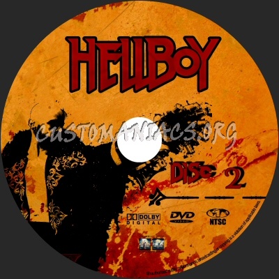 Hellboy dvd label