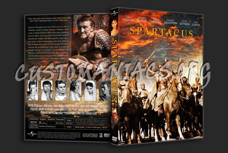 Spartacus dvd cover