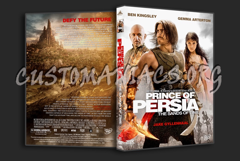 Prince of Persia: The Sands of Time dvd cover