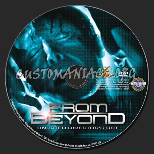 From Beyond dvd label