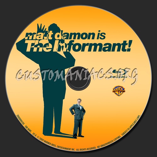 The Informant blu-ray label