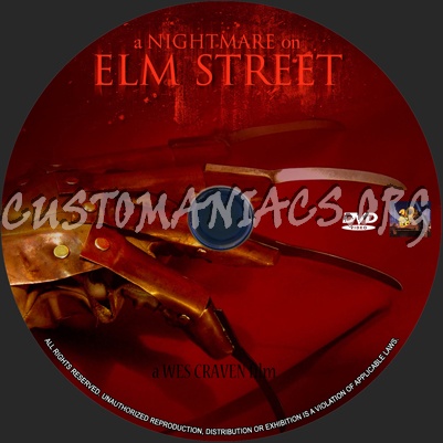 A Nightmare on Elm Street dvd label