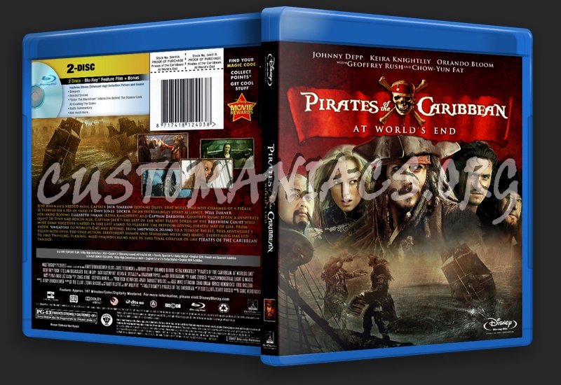 Pirates of the Caribbean: At World's End blu-ray cover