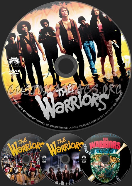 The Warriors dvd label