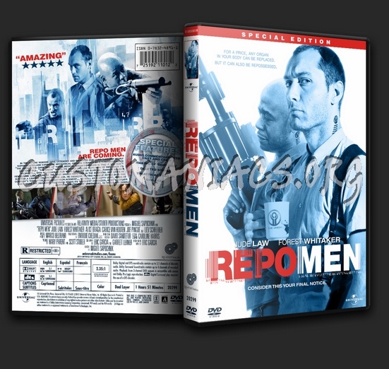 Repo Men dvd cover