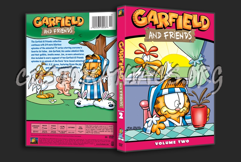 Garfield and Friends Volume 2 dvd cover