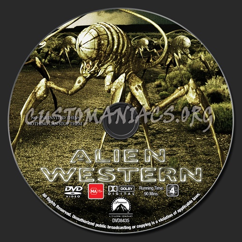 Alien Western dvd label